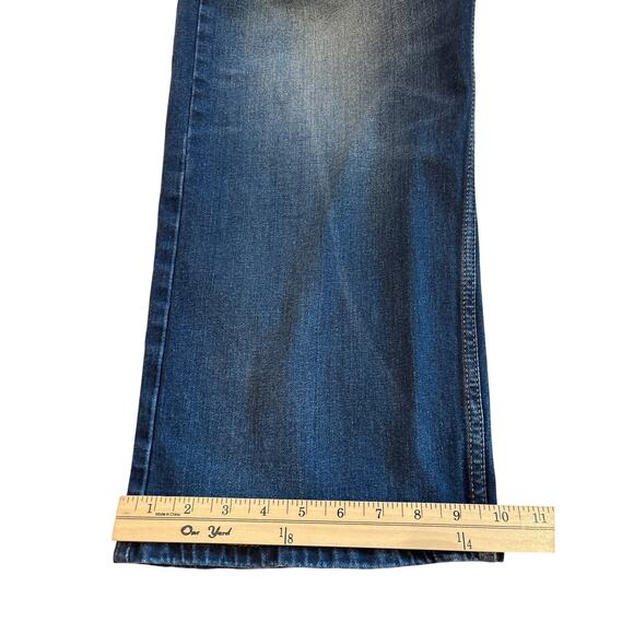 Levis 569 Jeans Mens 44x32 Blue Loose Fit Straight Leg Stretch Denim Causal - Picture 10 of 12